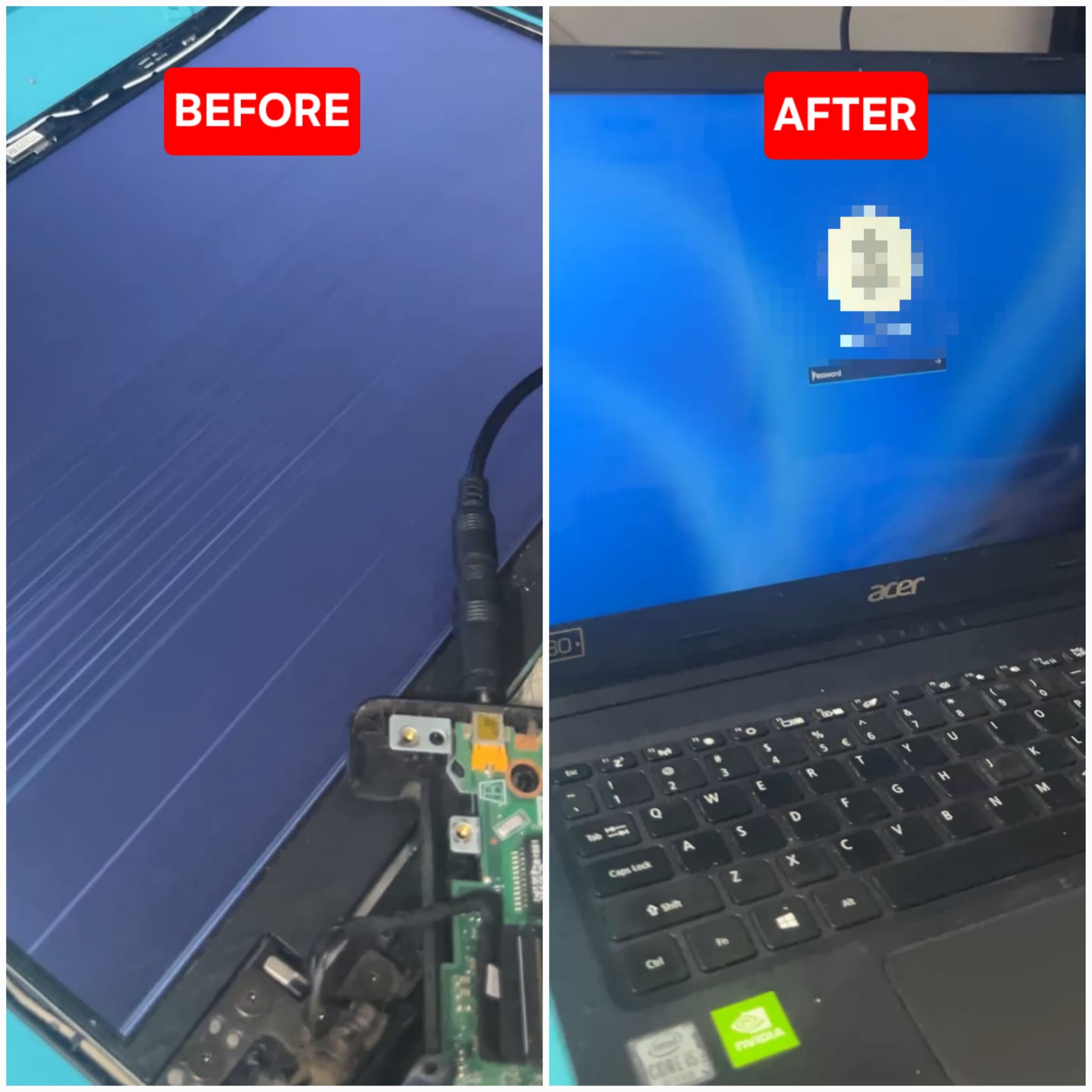 Laptop screen repair at Rana Tech Computers